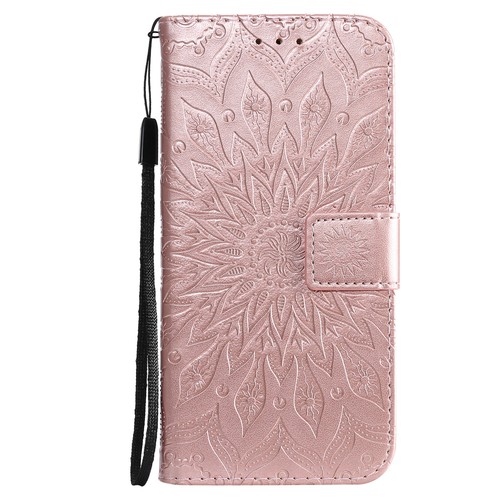Sun flower pattern leather - pu,