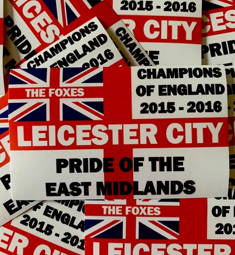 Leicester city stickers - x,