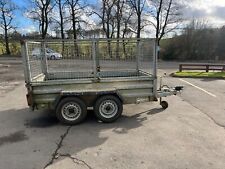 Used/Secondhand Indespension 2600kg 8x4 goods trailer with mesh cage sides