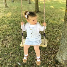 Classic wooden tree swing 5m - tree, 5.5m