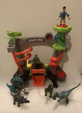 Jurassic Park Play set Research Lab Includes 1 Figure & 5 Dinosaurs 