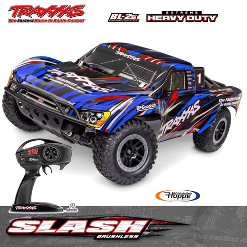 Traxxas trx58334 blue slash - trx58334-4-blue,