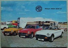 MG MGB Midget MGB GT Sales Brochure July 1980 #3264/G