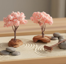 2x Miniature Cherry Blossom