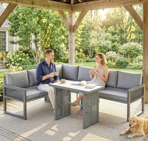 Seater rattan garden - 6,