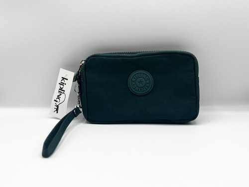 Kipling dark green - kipling, wristlet