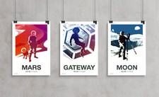 Travel Posters, Space Travel