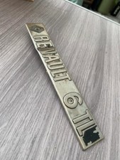 RENAULT 6TL CAR BOOT BADGE Vintage 22.2cm X 3.5cm