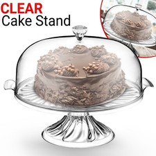 Large Cake Stand with Lid Dome