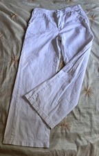 Vintage white prison trousers/jeans 29" wst 27" inside leg