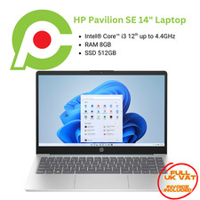 HP Full-HD Laptop Core™ i3 14s-dq5013na upgraded version 8GB RAM 512GB SSD