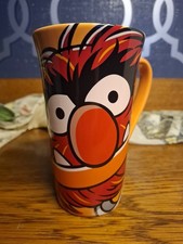 Disney Store The Muppets Animal Face Tall Latte Ceramic Mug Cup Coffee Rare