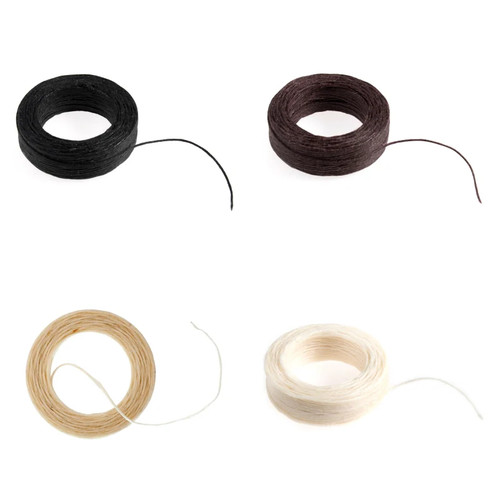 Waxed linen thread 22m spool - linen,