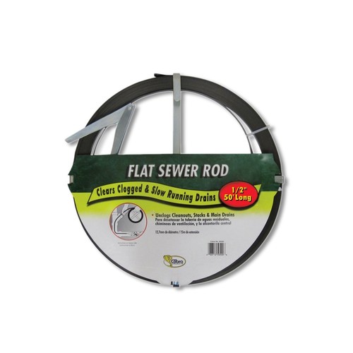 Cobra sewer rod 50ft flat - cobra,