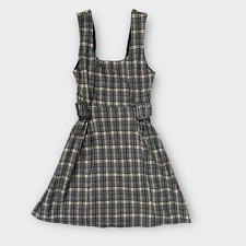 Women's Check Pinafore Dress
