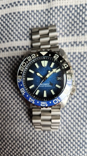 Diver watch mod built - diver,