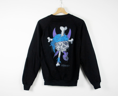 Zorlac pushead skull crewneck - zorlac,