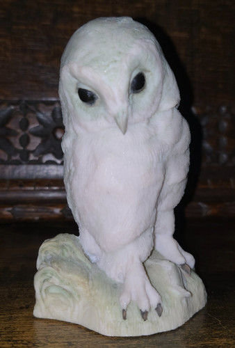 Vintage barn owl - vintage, figurine
