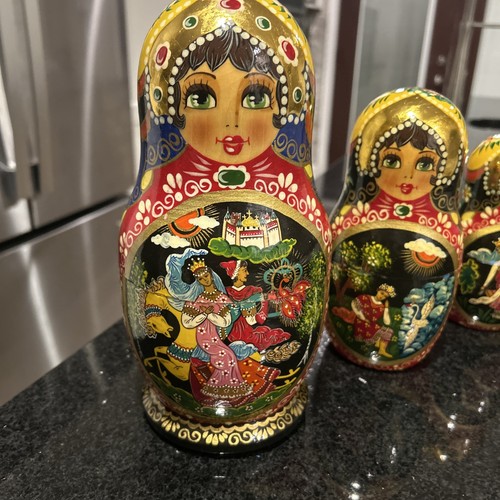 Matryoshka folk art fairytale - matryoshka, folk-art