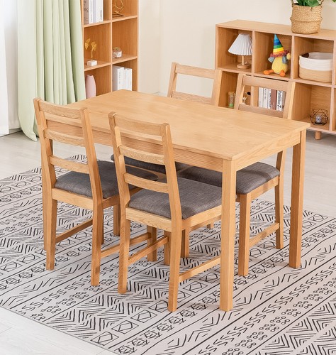 Dining table set oak kitchen - table,