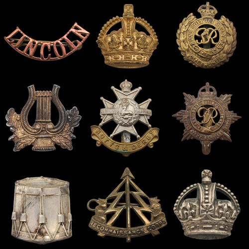 British army badges - british,