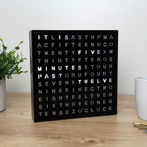 Winning digital word clock - word,