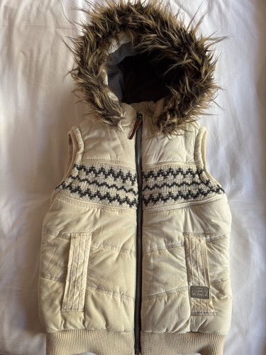 Superdry luxe apres ski gilet - ski,