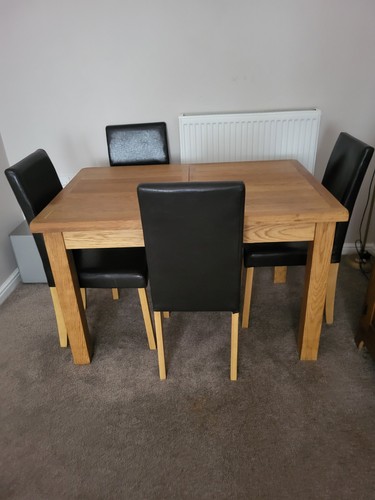 Dining table and chairs - dining,