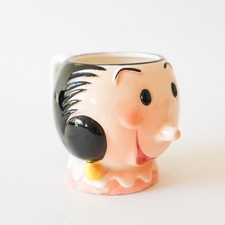 Popeye OLIVE OYL Mug - Novelty character face cup 80s vintage retro collectible