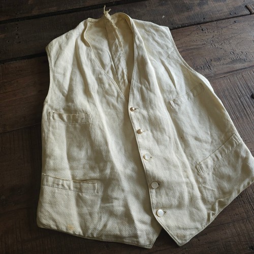 Antique 1800s mens waistcoat - antique,
