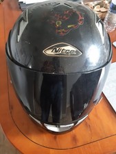 NITRO DVS F341 VN Motorcycle Helmet Matt Black Size Large