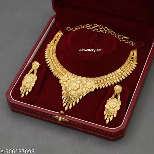 Gold plated jewellery - jewellery, set,rani