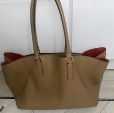 ANYA HINDMARCH TAN BROWN EBURY HANDBAG TOTE