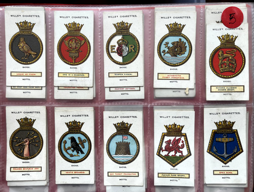 Wills ships badges 1925 - ships,