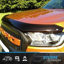 EGR Bonnet Guard for Ford Ranger T6 16-22 Wildtrak Protector Shield Dark Smoke