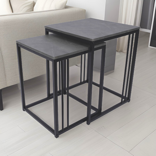 Set coffee table concrete - 2,