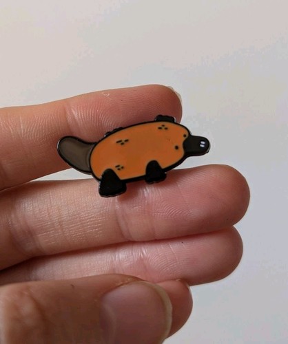 Cute platypus enamel pin badge - platypus,