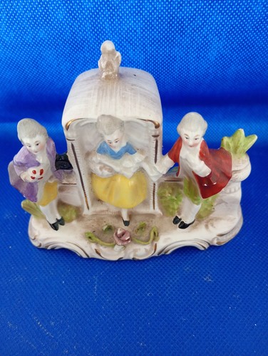 Baroque porcelain figurine - porcelain,