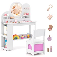 Kids Vanity Table with LED