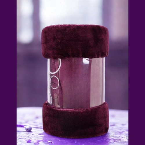 Large faux fur mink throw - large,