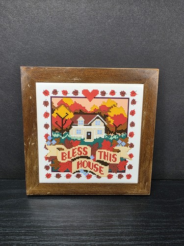 Vtg 70s 80s - "bless, house"