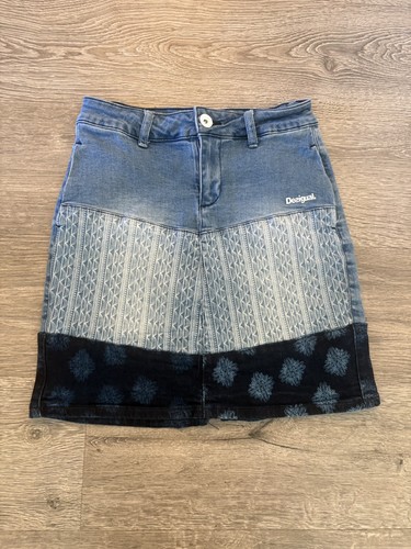 Desigual patchwork denim - denim, mini