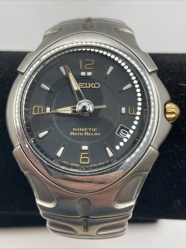 Vtg seiko kinetic auto relay - seiko,