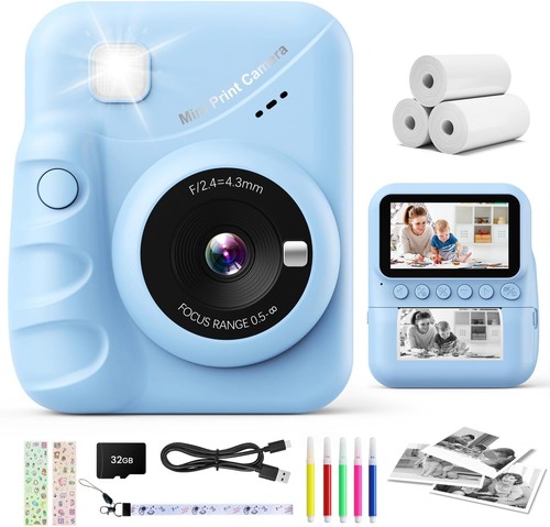 Kids camera instant print - camera,