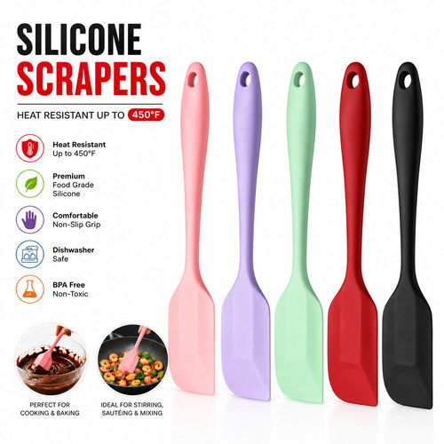 Silicone spatula heat - silicone,