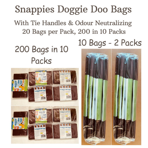 Snappies doggie doo 200 bags - doo,