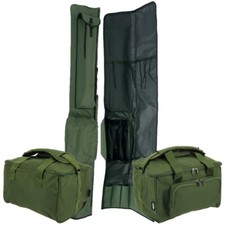 NGT CARP FISHING 3 + 3 ROD HOLDALL FOR 12FT RODS TACKLE CARRYALL BAG SET