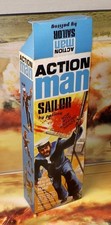 Vintage Action Man 40th Sailor GH *Empty Box**Not Mint Has Foxing Fading*