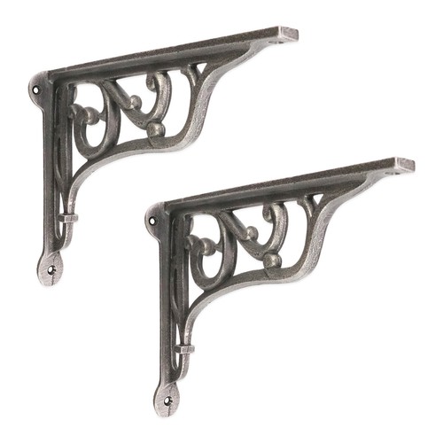 Shelf brackets vintage pair - pair, of