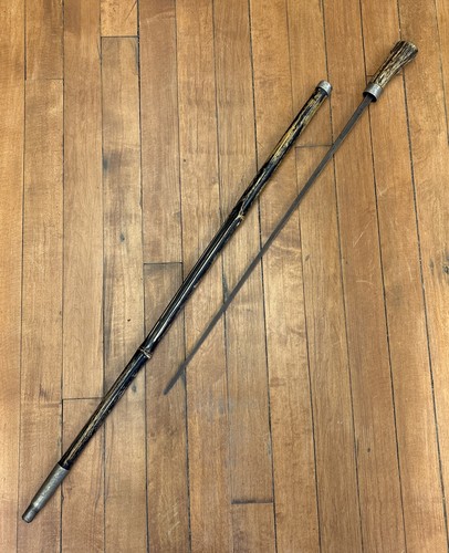 1800s stag handle sword dagger - handle, sword/dagger